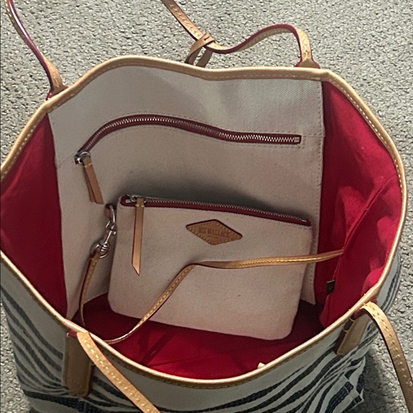 MZ WALLACE Sequin Blue Tote Bag with pouch - Picture 5 of 5